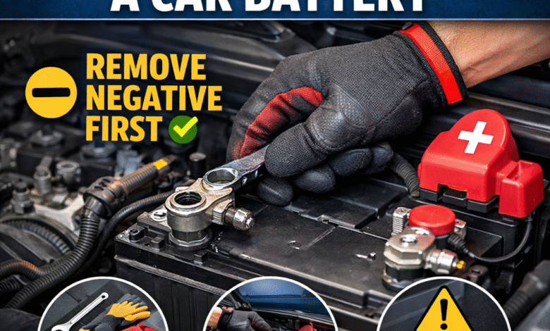 how to disconnect car battery