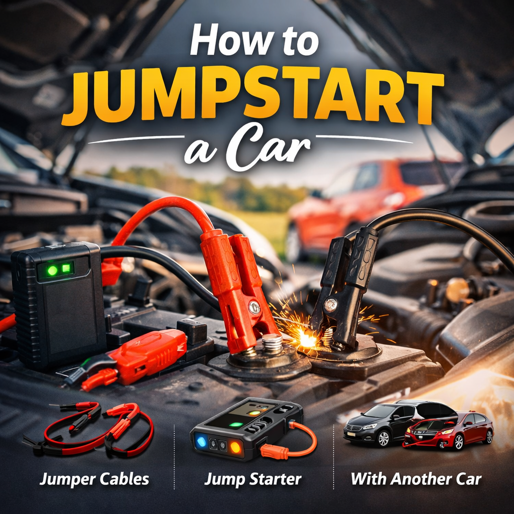 How to Jumpstart a Car (Step-by-Step Guide for Beginners) in 2026