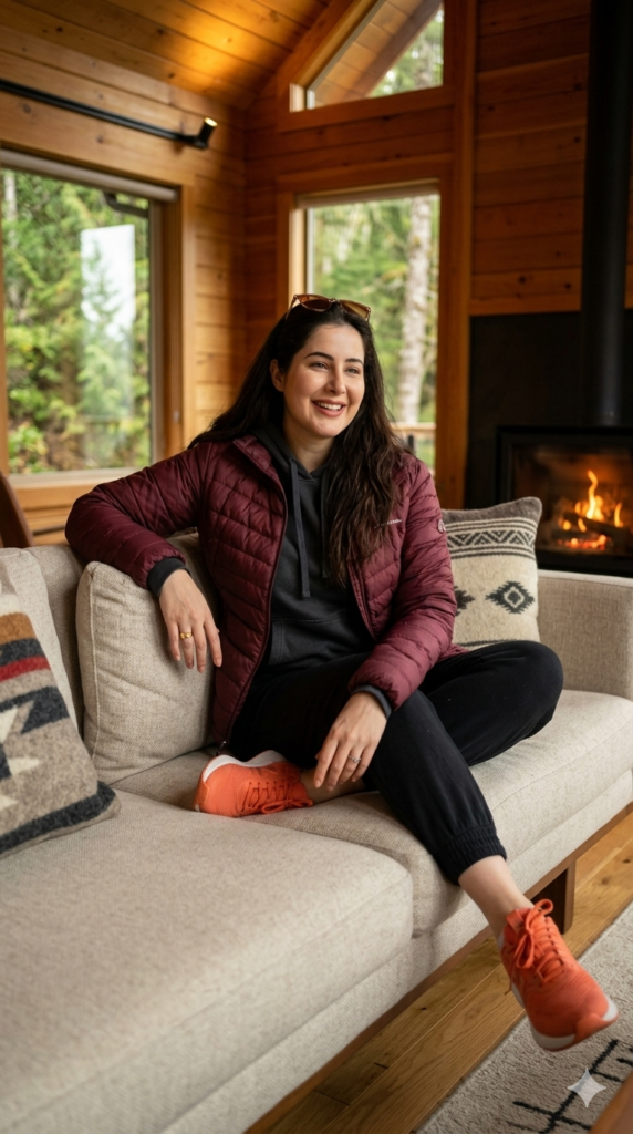 Luxury Cabin Lifestyle Portrait AI Photo Prompt