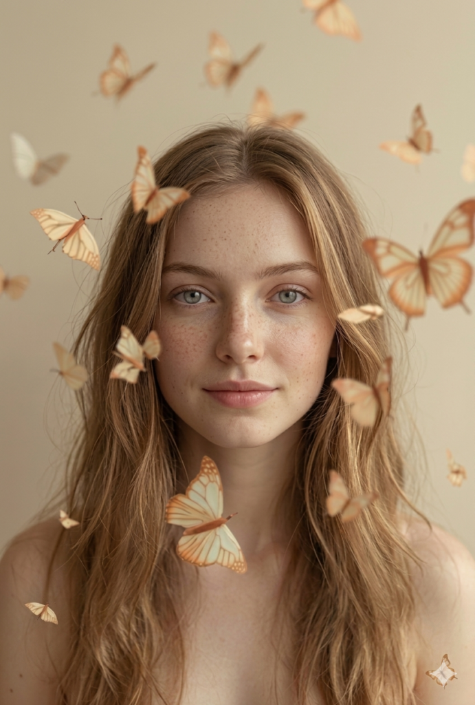 Ethereal Bloom Portrait (Surreal Dreamy Aesthetic)