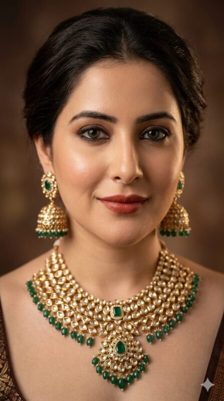 Ultra-Realistic South Indian Bridal Close-Up AI Portrait Prompt