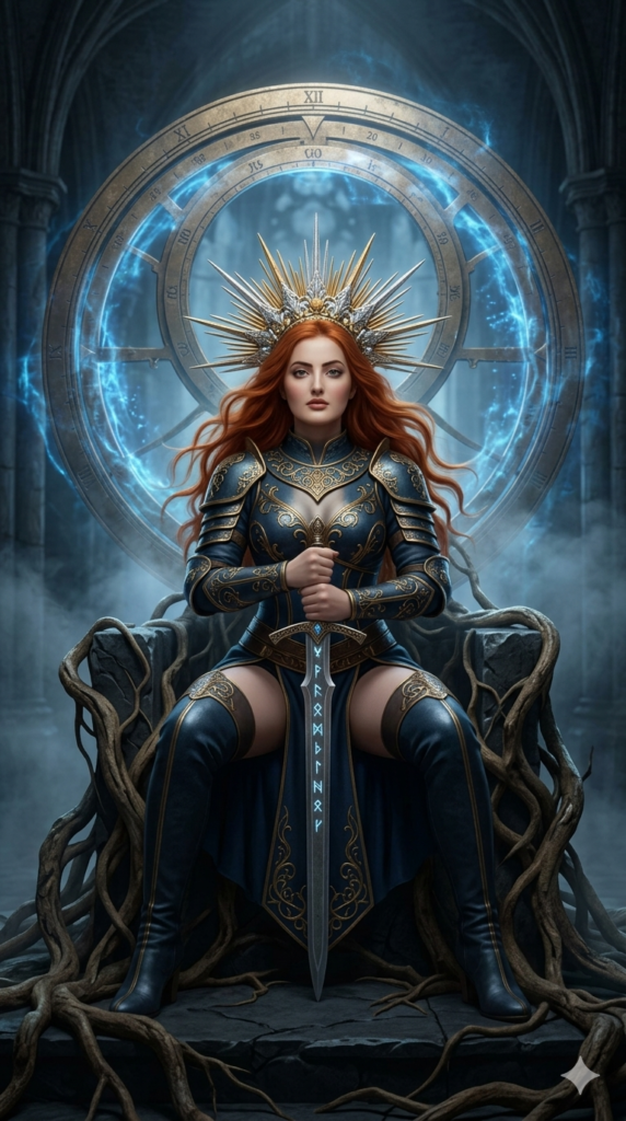 Warrior Queen Steampunk Fantasy Portrait