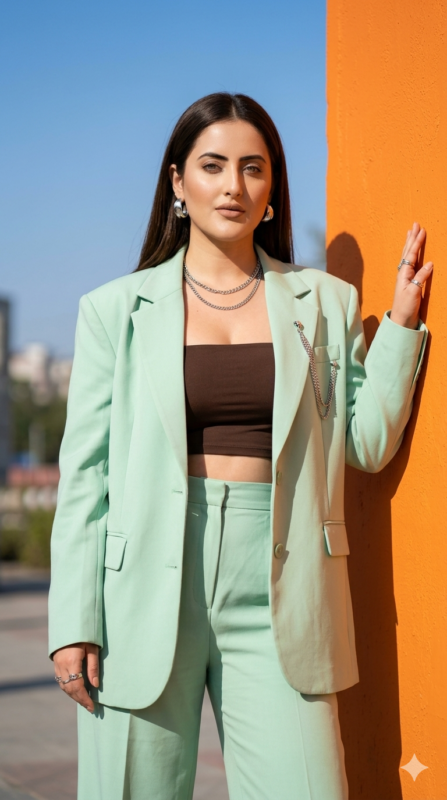 Korean Street Fashion Editorial AI Prompt