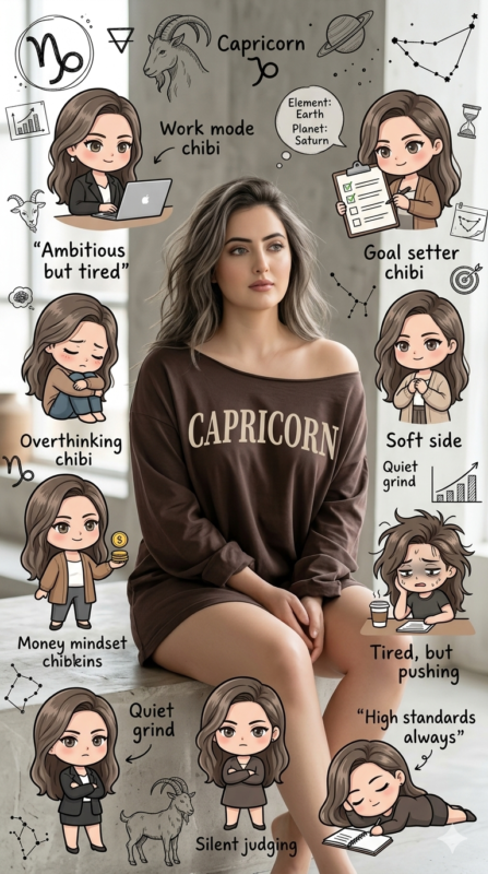 Capricorn Aesthetic AI Portrait Prompt