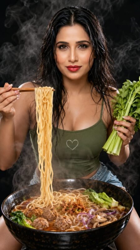 Cinematic Ramen Food Portrait AI Prompt
