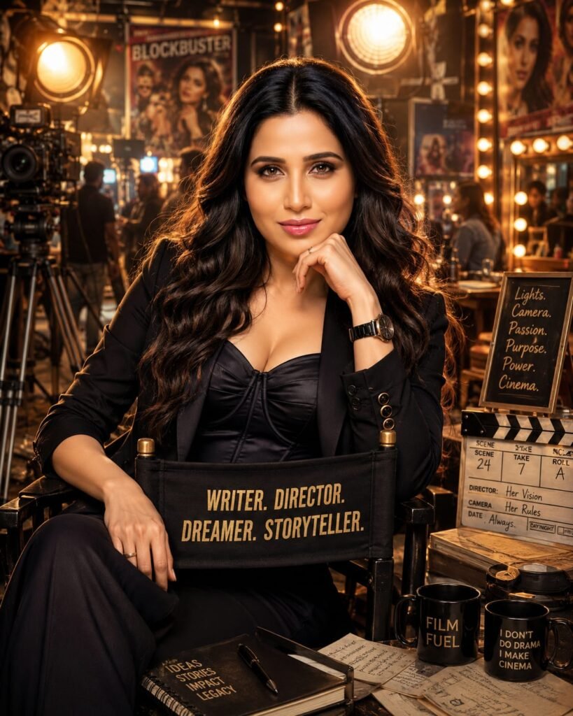 Bollywood Director Glamour Portrait AI Prompt