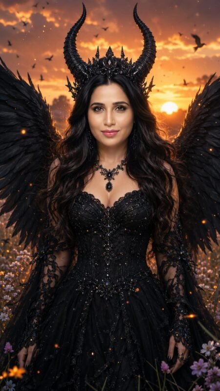 Dark Fantasy Sorceress Queen AI Prompt